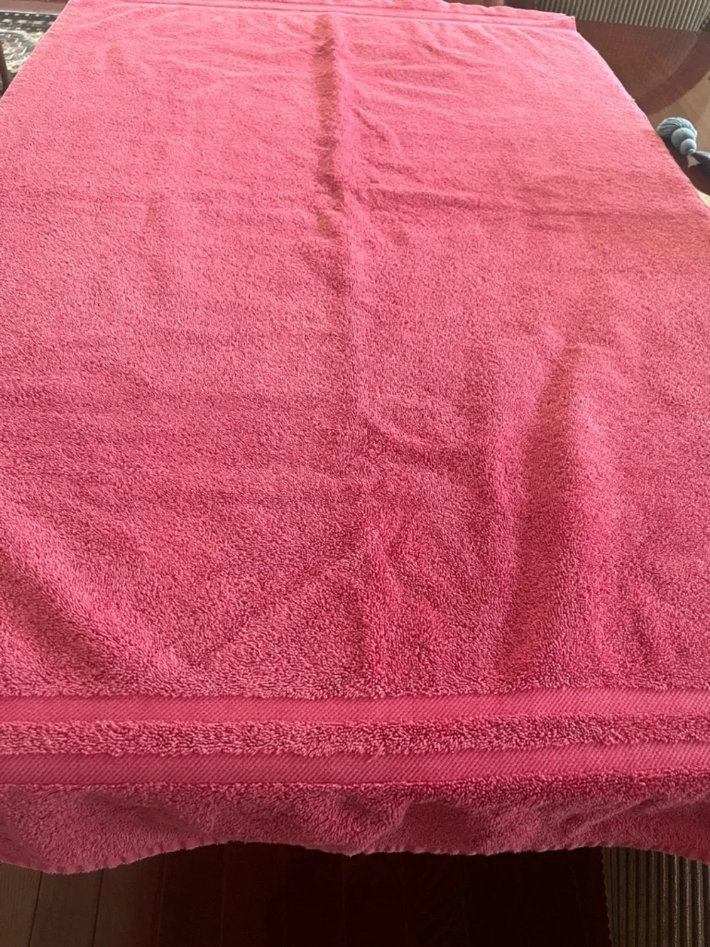 Ralph Lauren Coral-Pink Terry Bath Towel